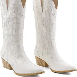 Women Mid-calf Cowboy Boots